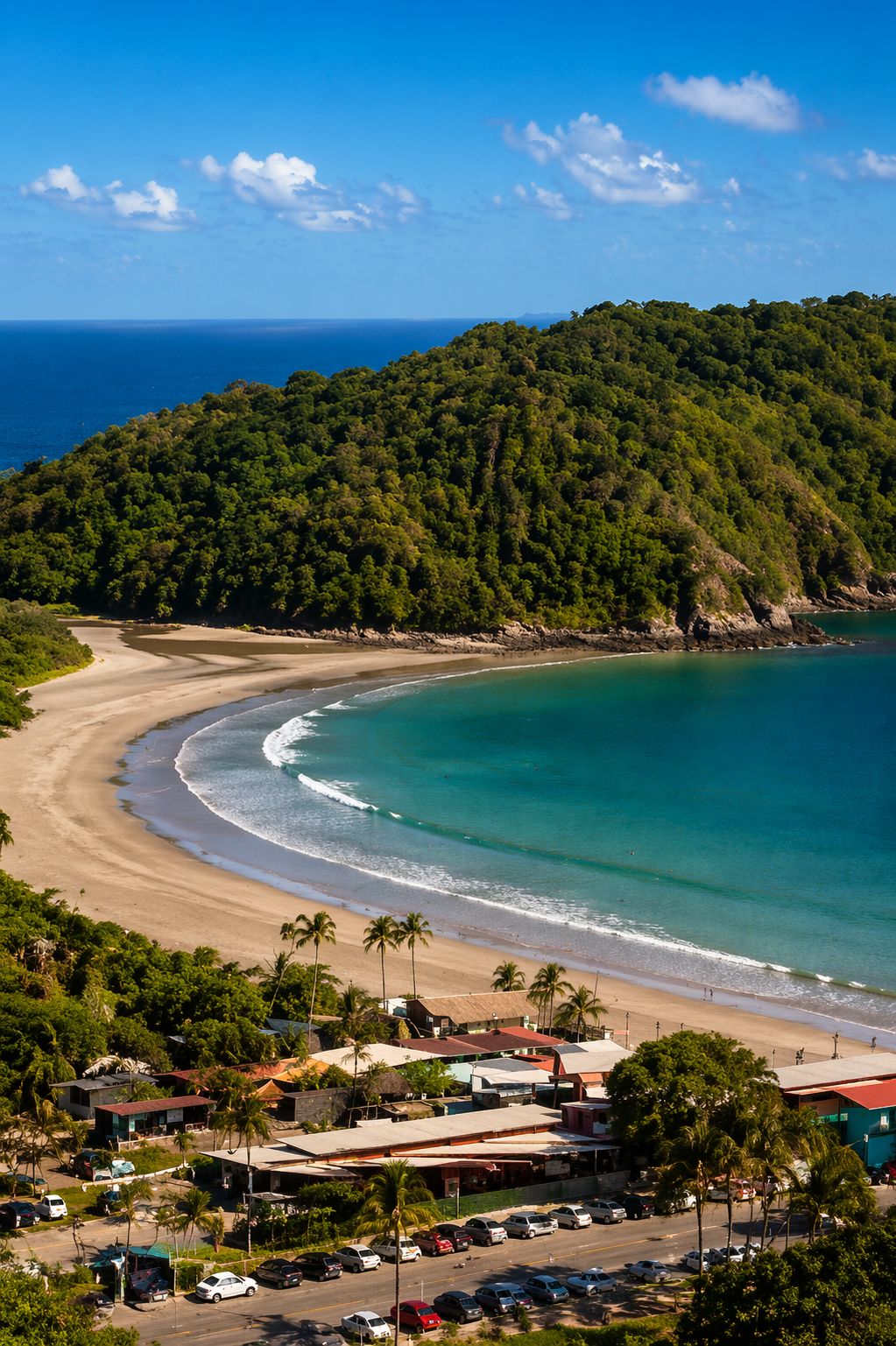 Playa Venao Panama coastline aerial view